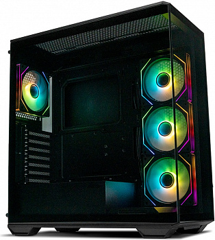 Корпус XASTRA Q600 4ARGB-C10-UC Black / Q600-4FM12A-C10-UC