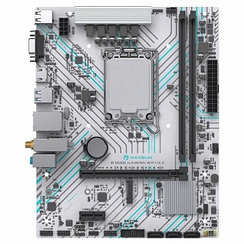 Материнская плата LGA1700 MAXSUN MS-B760M GAMING WIFI ICE DDR4
